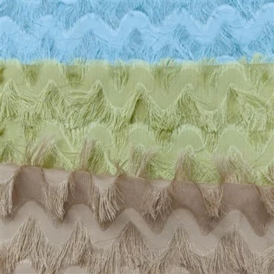 Poliester Tassel jacquard tkanina